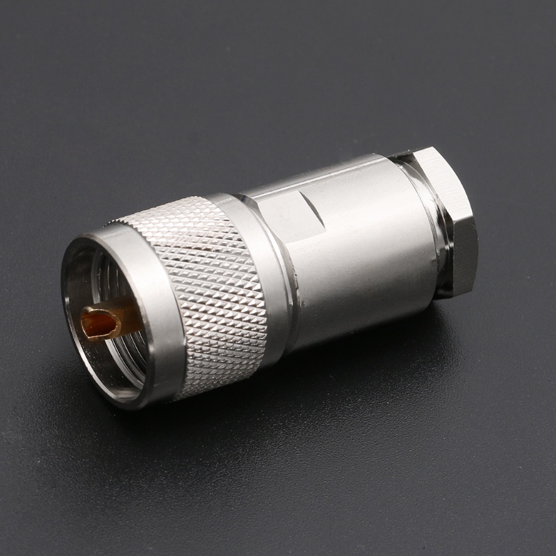 Đầu nối trục UHF PL259 kẹp RG8 RG165 RG213 LMR400