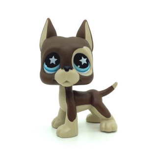 Shop LPS Figure Star Eyes Deep Brown Great Dane Puggy Dog toy gift