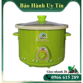Nồi nấu cháo chậm cho bé, nồi kho cá dung tích 1,5L nấu siêu ngon hầm cực nhừ mà vẫn giữ hương vị tươi ngon