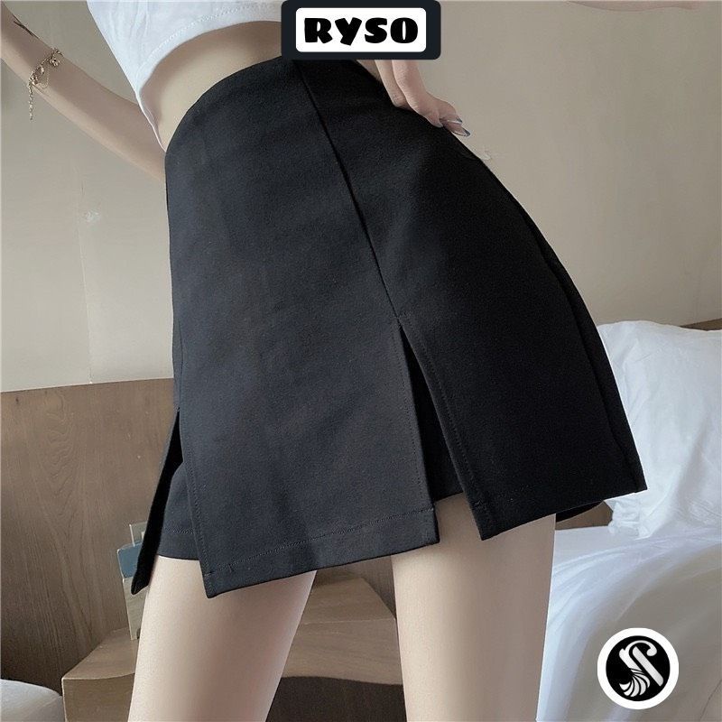 CHÂN VÁY CHỮ A XẺ HAI BÊN CHUẨN CHO CHỊ E