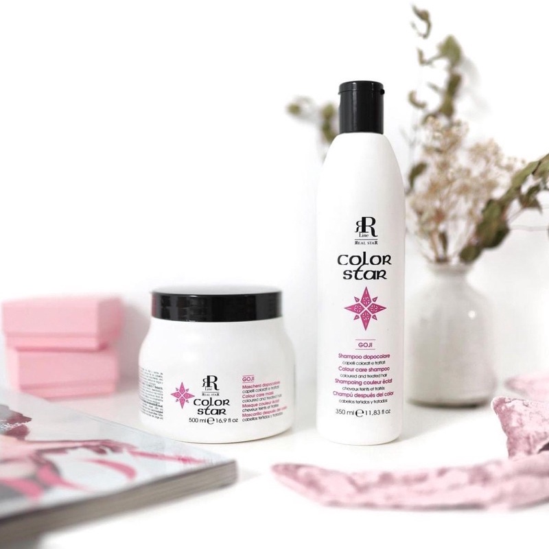 Dầu Gội Dầu Xả Dưỡng Tóc COLOR STAR AND COLLAGEN Mềm Mượt, Chăm Sóc Giữ Màu Cho Tóc Nhuộm&Uốn 1000ml