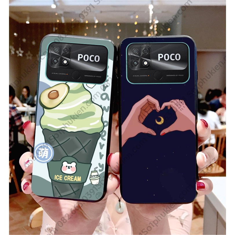 Ốp lưng Xiaomi Poco C40 dẻo in hình thiên nhiên, họa tiết dễ thương nhiều mẫu đẹp