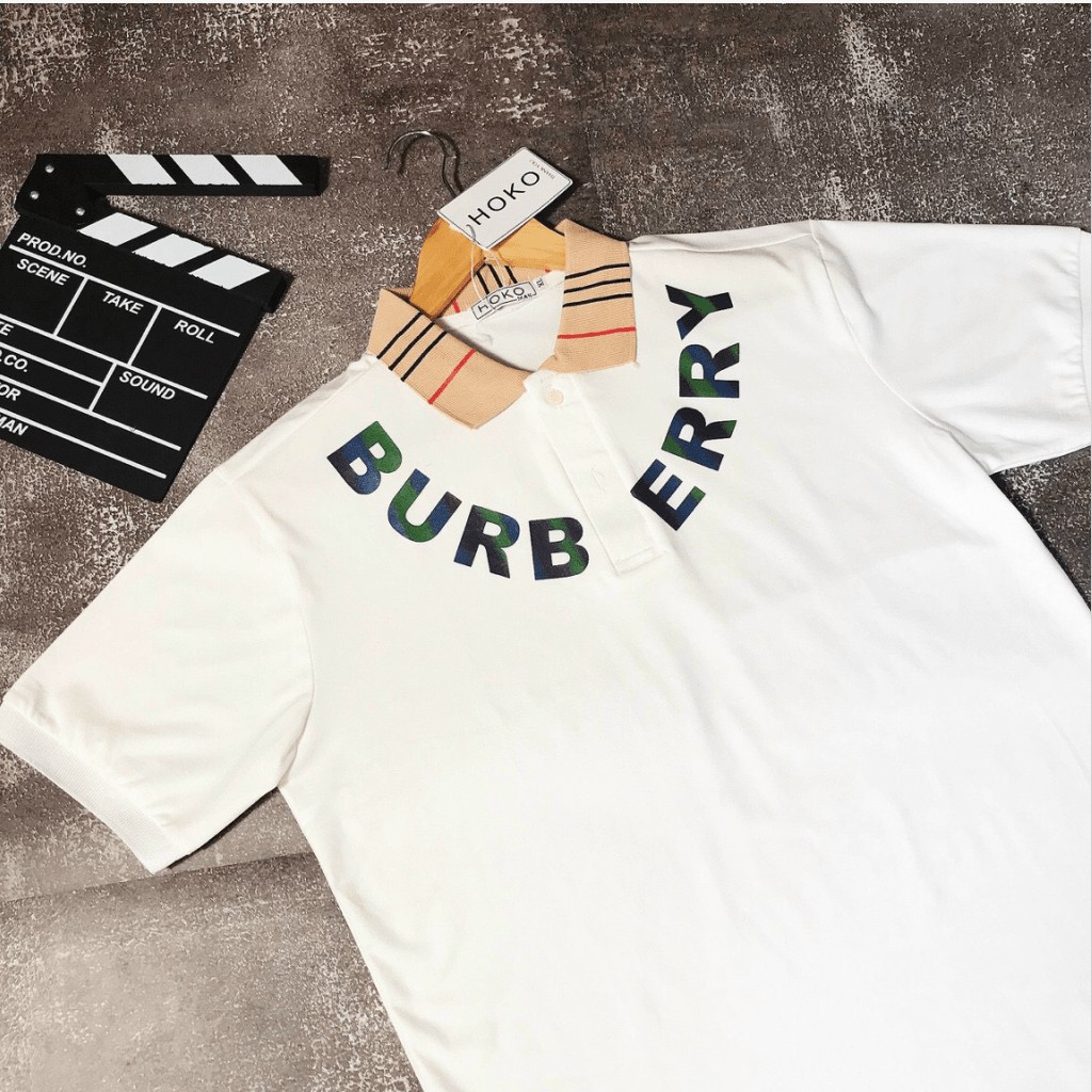 ÁO THUN NAM NỮ BUBBERRY CỰC ĐẸP , CỔ TRỤ SIÊU CHẤT , PHONG CÁCH MỚI HK