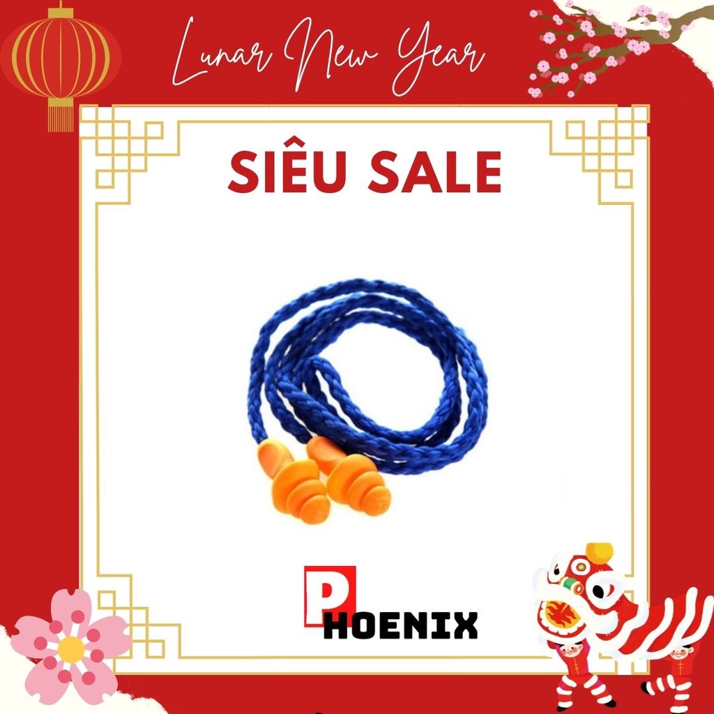Núm bịt tai chống ồn 3M bảo vệ tai giảm áp lực âm thanh tác động đến màng nhĩ, nhỏ gọn tiện lợi
