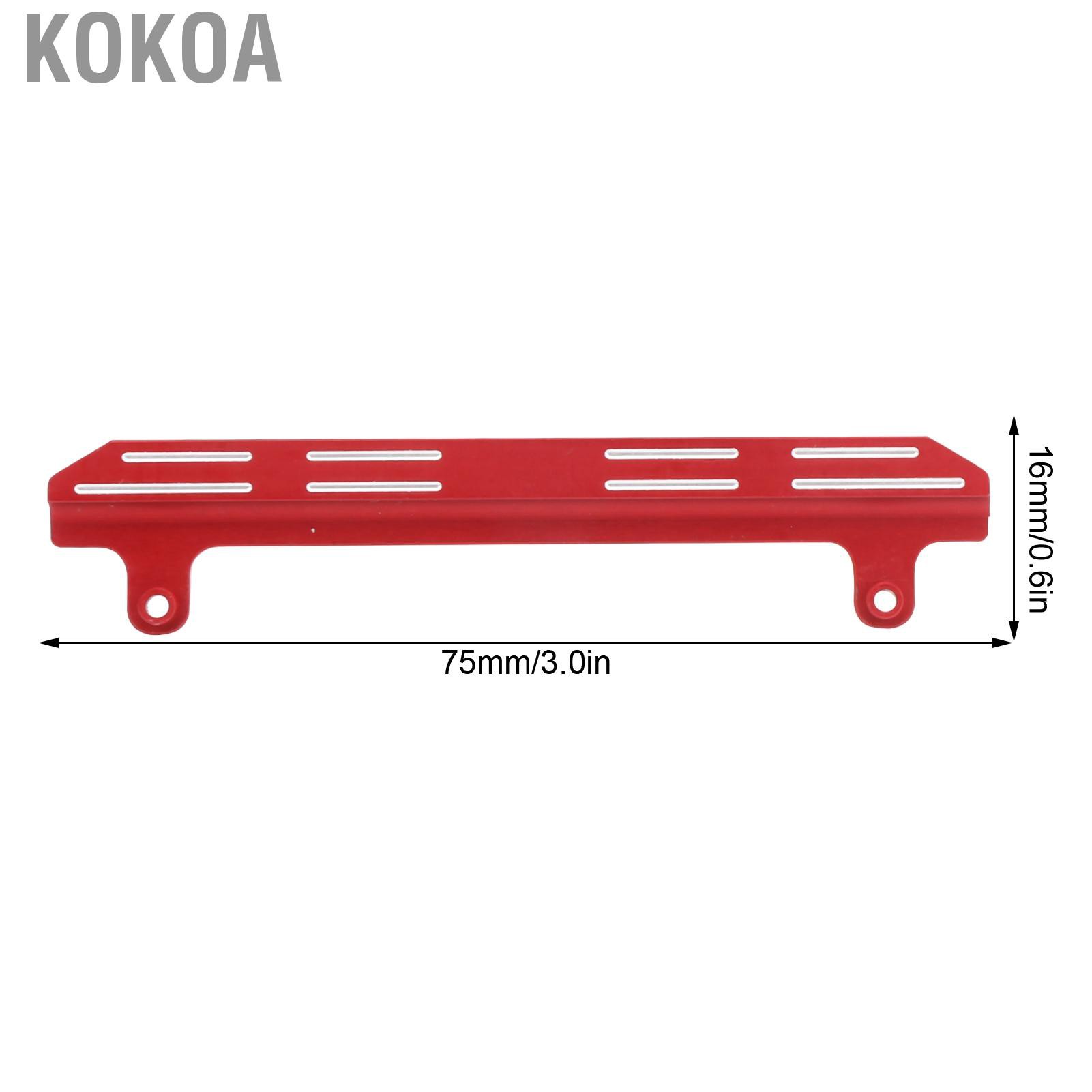 Kokoa RC Side Pedal Aluminum Alloy Plate Replacement for XIAOMI JIMNY 1/16 Car