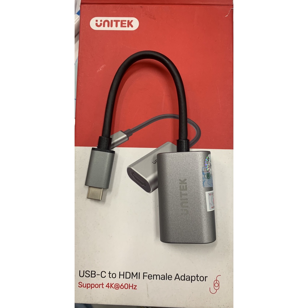 Cáp Chuyển USB Type C Ra HDMI Unitek Y6316 (0.2m)