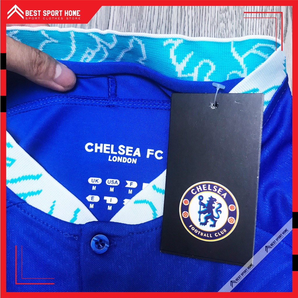 Set quần áo bóng đá Chelsea sân nhà 2022/23 - Bản chính thức màu xanh form Âu - In ấn tên số theo yêu cầu