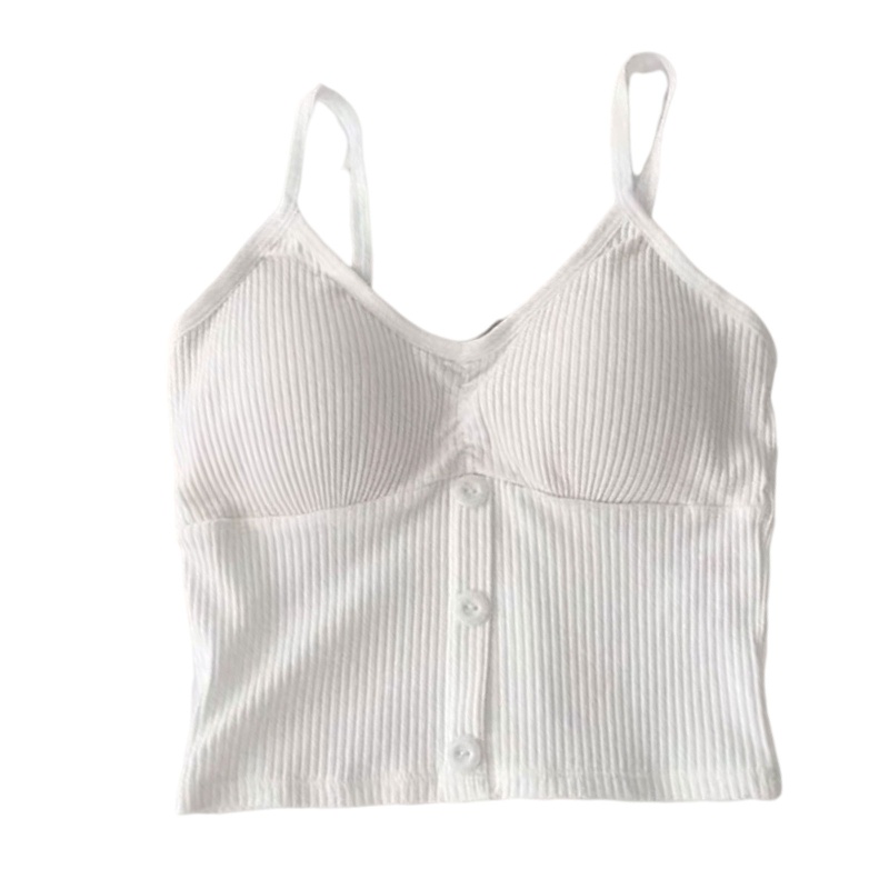 Áo Lót Cổ Chữ V Có Mút Đệm Ngực Thời Trang Mùa Hè Quyến Rũ Cho Nữ