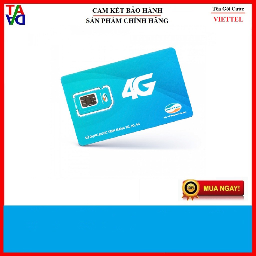 Sim 4G Viettel D500 Và D900 Trọn Gói 12 tháng