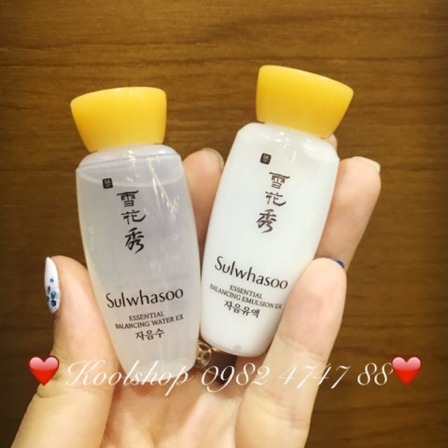 Set mini dưỡng cân bằng da thảo dược Sulwhasoo