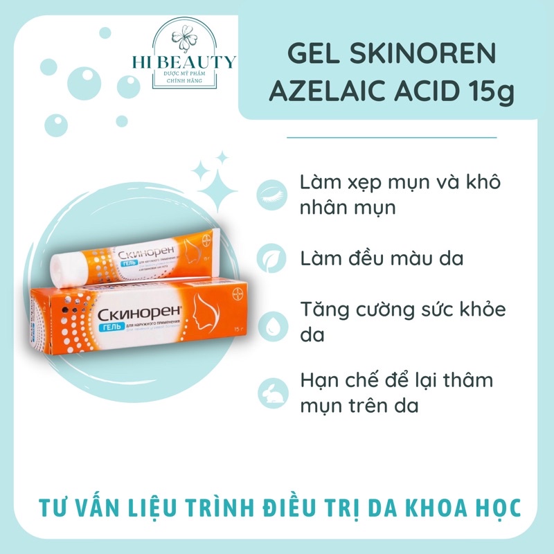 Sản phẩm Gel SKINOREN- ACID AZELAIC 15% (Đủ bill)