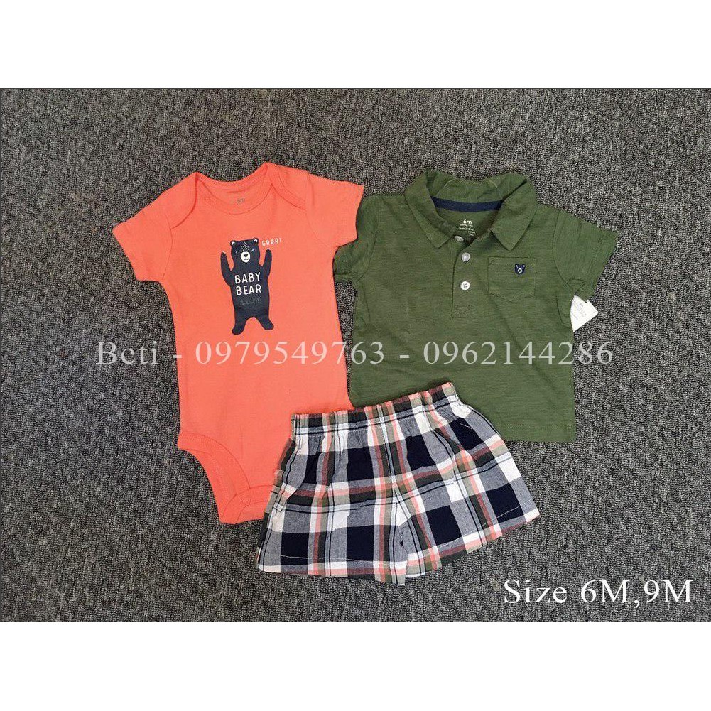 Bộ đồ carter cho bé trai