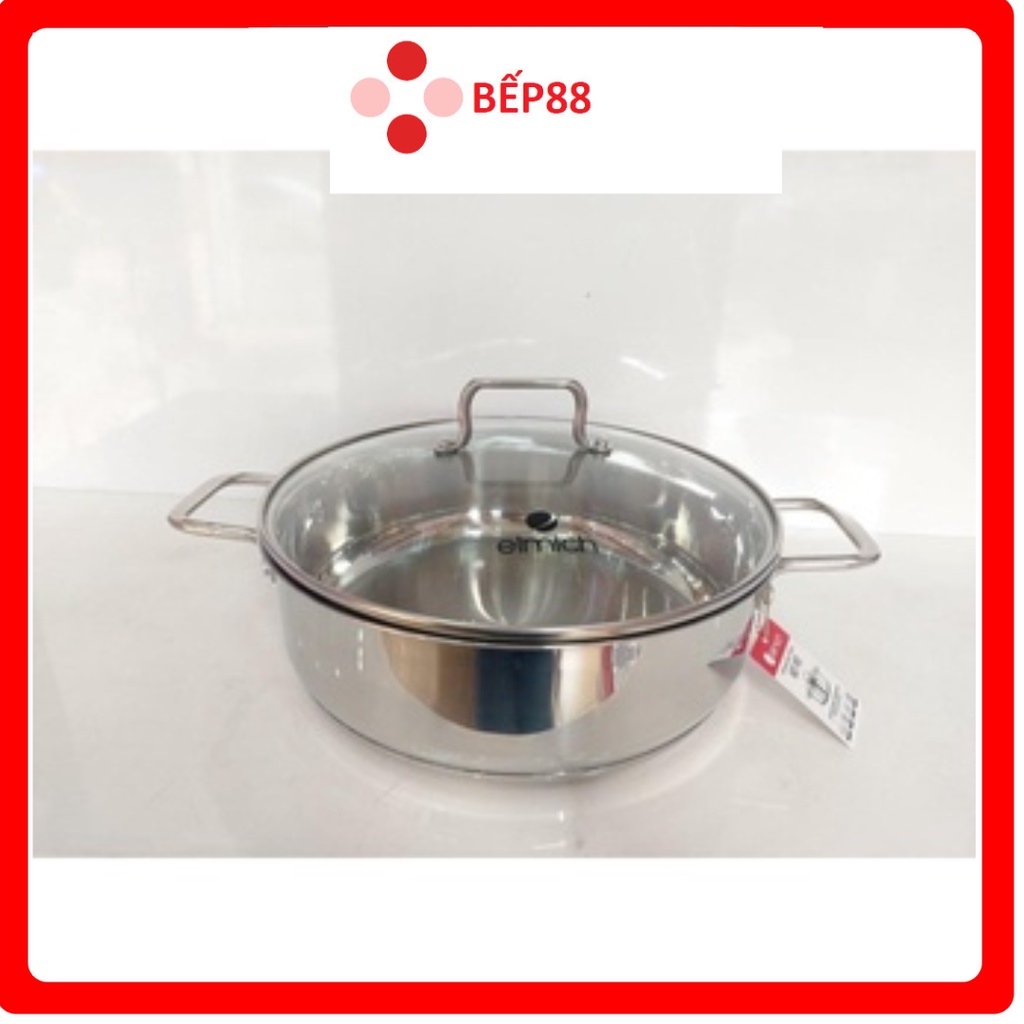 Nồi lẩu inox 3 đáy Elmich El-3850 size 26cm