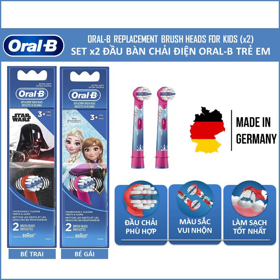 [ 1 GÓI Lẻ ] Đầu bàn chải Oral-B ❤FREESHIP ❤ ,người lớn,bàn chải Oral-B thay thế, bàn chải Oral-B