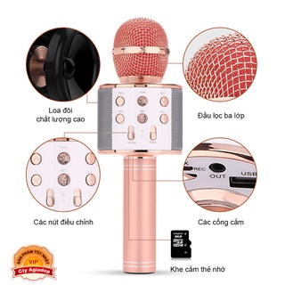 Micro S8 hát karaoke điện thoại kết nối bluetooth