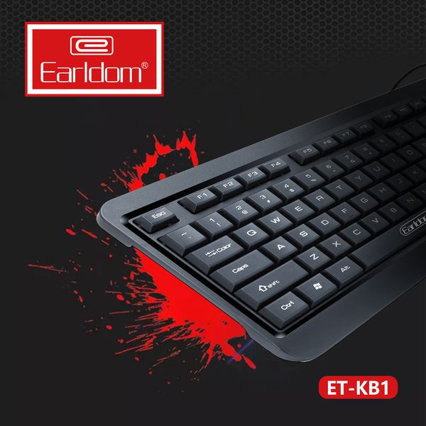 Bàn Phím Máy Tính Cơ Có Dây Chính Hãng Earldom ET-KB1 Gõ Cực Êm Siêu Bền