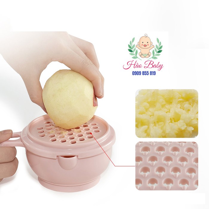 [Haobaby2018] Bộ chế biến ăn dặm kiểu nhật cao cấp đa năng nhiều chi tiết cho bé tập ăn