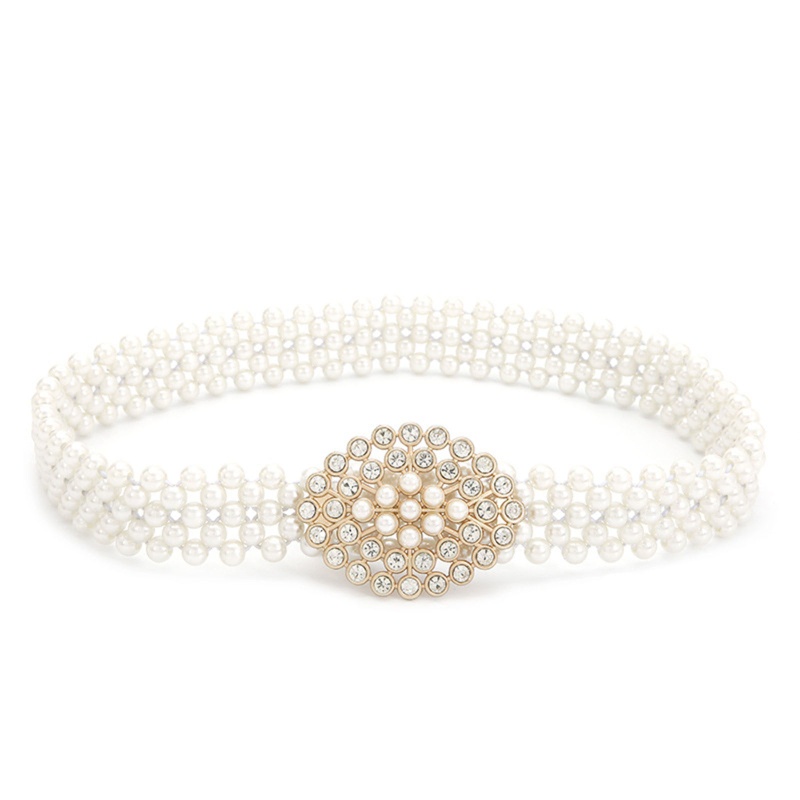 Thắt Lưng Chuỗi Hạt Ngọc Trai Thời Trang Cho Cô Dâu