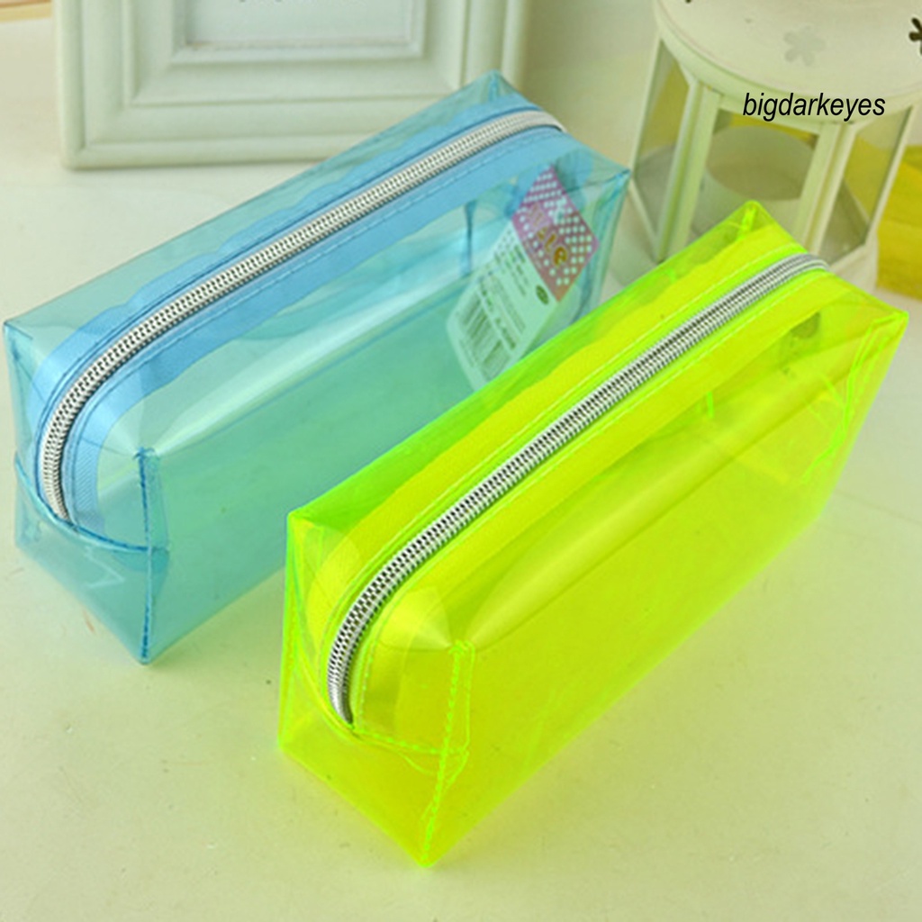 Túi Đựng Bút Chì Bằng PVC Trong Suốt Sức Chứa Lớn