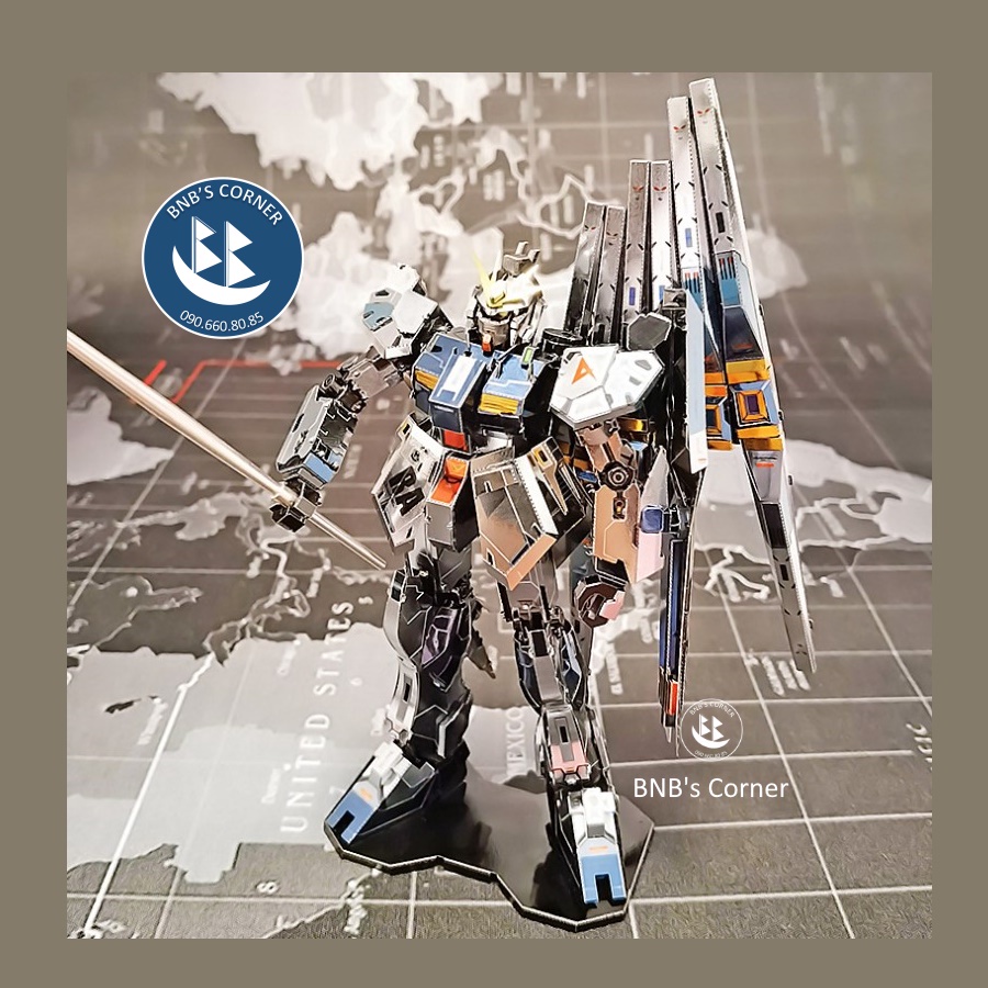 DIY Mô hình kim loại RX-93 Nu Gundam Ver.Ka tự lắp ráp