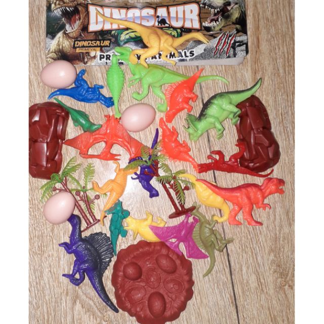 Sét Khu vườn Khủng Long có 20 con và các phụ kiện bằng nhựa