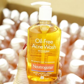 Sửa Rửa Mặt Gel Làm Sạch Và Ngăn Ngừa Mụn Neutrogena Oil-Free Acne Wash (269ml)