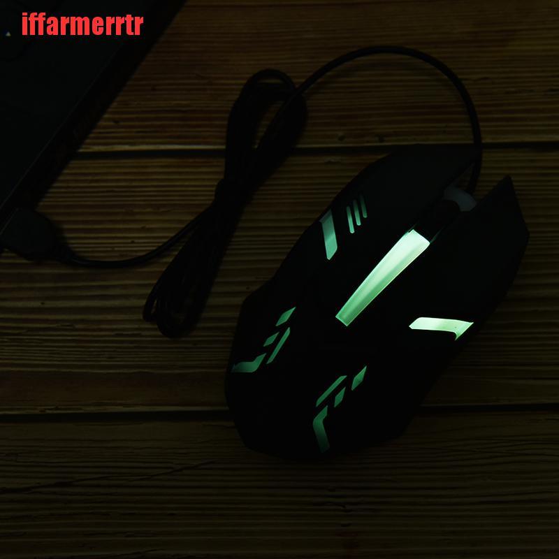 {iffarmerrtr}Wired Gaming Mouse Gamer Optical USB Computer Mouse Mice for PC Laptop Mouse LKZ