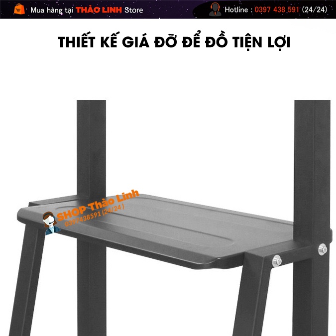 Giá Treo Tivi Di Động AV1700 32 - 43 - 50 - 55 - 65 - 70 Inch Kệ Treo Tivi Có Bánh Xe Di Chuyển - Ưu Việt Hơn NB AVA1500