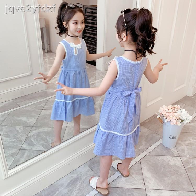 ↂ4 đến 12 tuổi 11 cotton 10 bé gái mặc 9 váy trẻ em 8 7 hè 6 5 công chúa 13