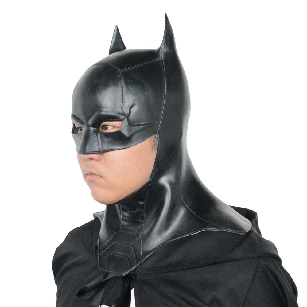 2022 The Dark Knight Batman Latex Masks Cowl Cosplay Party Superhero Props New