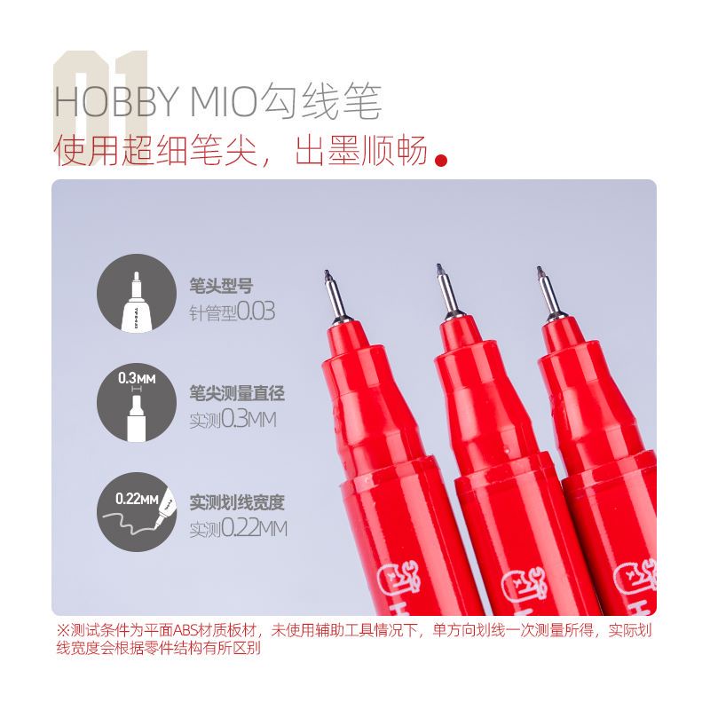 Hobby Mio: Bút kẻ lằn chìm hỗ trợ kẻ line cho mô hình