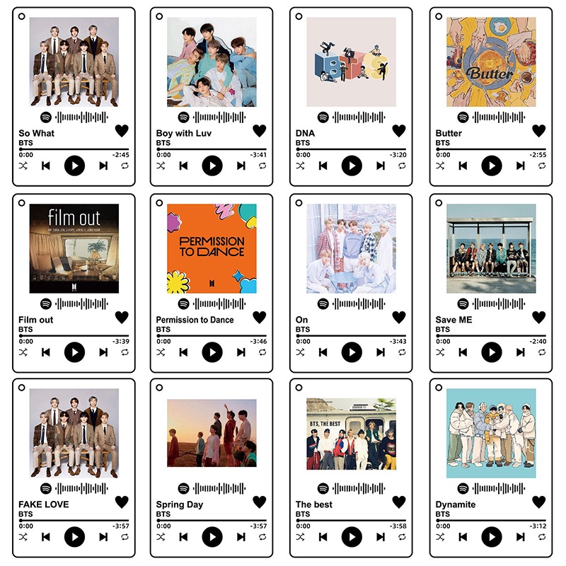 Móc Khóa Acrylic Mới Hình Ca Sĩ Ca Sĩ BTS Cá Tính Làm Quà Tặng