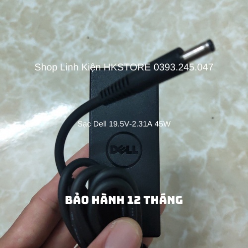 ▀ Sạc Laptop Dell 19.5V-2.31A 45W Dell Inspiron 15 5558 5555 7437 XPS 11 12 13 L321X L322X ▀ 🄿🄷Ụ 🄺🄸Ệ🄽