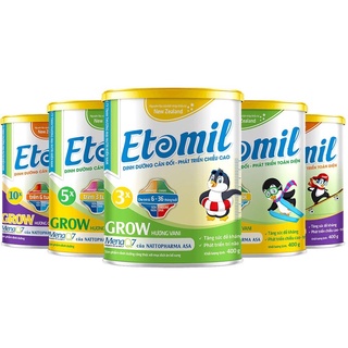 Sữa etomil 5x grow hương vani 700g