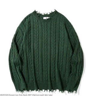 Áo sweater len basic nam nữ cổ tròn phong cách ulzzang hàng quảng châu cao cấp - SWT LEN TRƠN TUYẾN