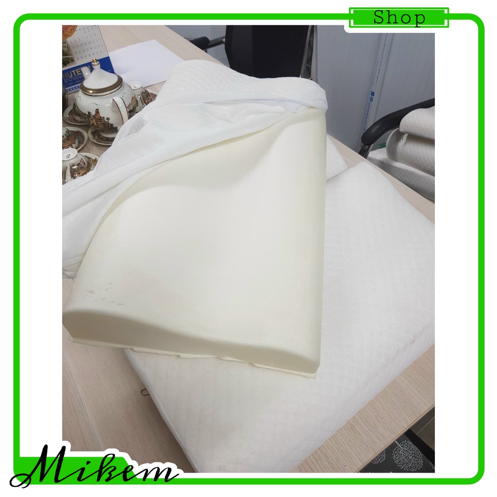 Gối Cao Su Non SAIGON FOAM Làm Từ Cao Su Thiên Nhiên Chống Mỏi Cổ - Giúp Dễ Ngủ - Mikem Shop