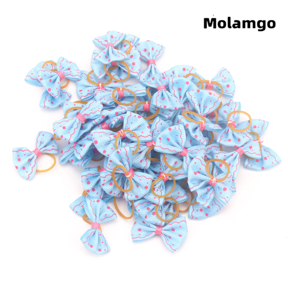 Băng Đô Cao Su Đính Nơ Xinh Xắn Dành Cho Cún Cưng