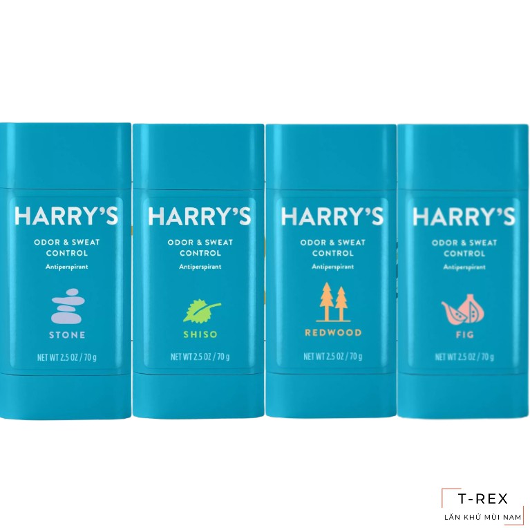 [Siêu Phẩm] Lăn Khử Mùi Harry's Odor &amp; Sweat Control Antiperspirant 70Gr (Sáp Trắng)