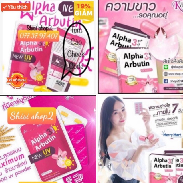 Dưỡng kích trắng Alpha Arbutin 3 PLUS (chính hãng có tem check code)