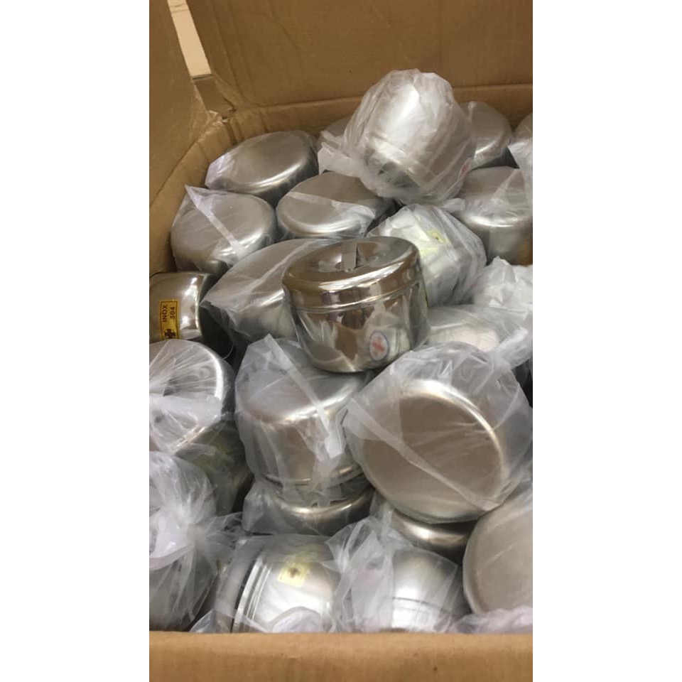 Hũ Đựng Bông inox 304