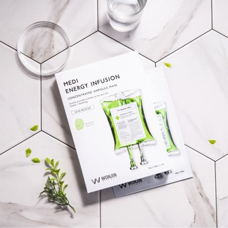 ( 1 MIẾNG ) Mặt Nạ Phục Hồi Da Truyền Năng Lượng WONJIN EFFECT MEDI ENERGY INFUSION MASK 30ml