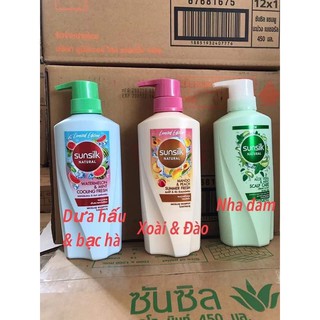 (Mẫu mới) Dầu gội SUNSILK NATURAL 450ml Thái Lan