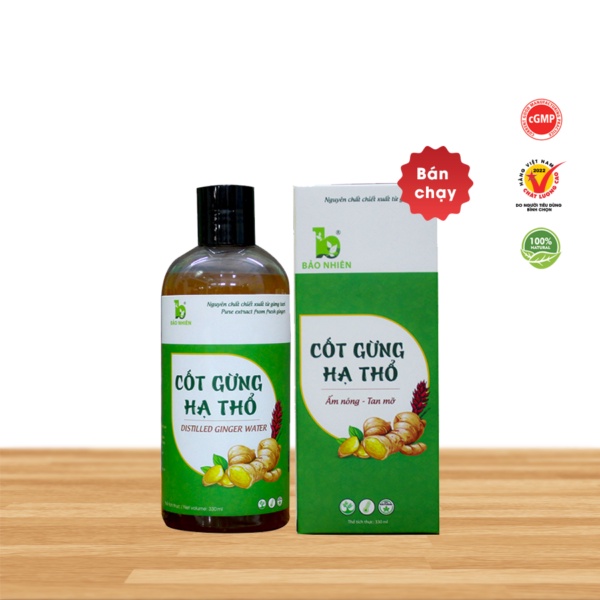 Cốt gừng hạ thổ Bảo Nhiên cho mẹ sau sinh