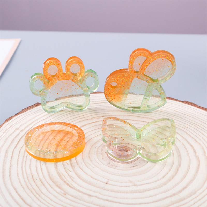 Set 4 Khuôn Silicon Làm Đồ Trang Sức