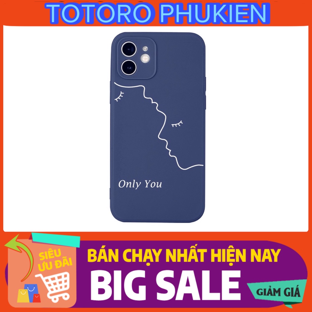 Ốp lưng iphone viền vuông 6/6plus/6s/6splus/7/7plus/8/8plus/x/xr/xs/11/12/pro/max/plus/promax-totorophukien