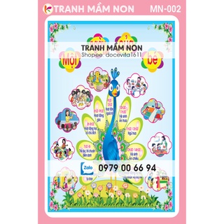 Decal mầm non-MỘT NGÀY CỦA BÉ