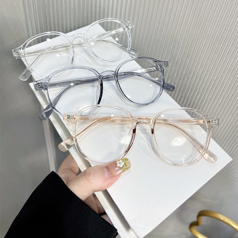 Mắt Kính Gọng Tròn Chống Ánh Sáng Xanh Thời Trang Cao Cấp
