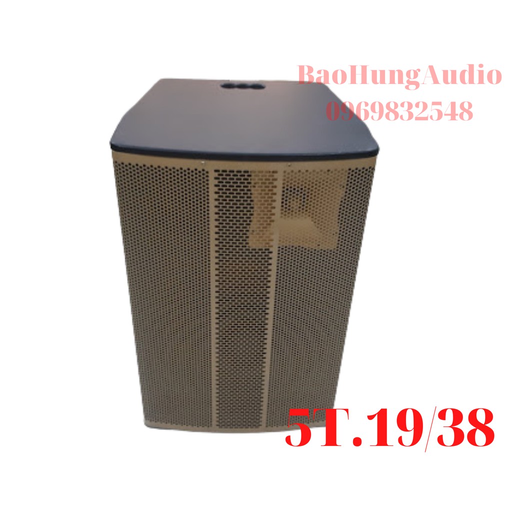 Vỏ thùng loa kéo 50 đơn 3Way, sơn sần chống trầy hàng đẹp, hộc mạch hậu 19/38 hàng đẹp chắc chắn.