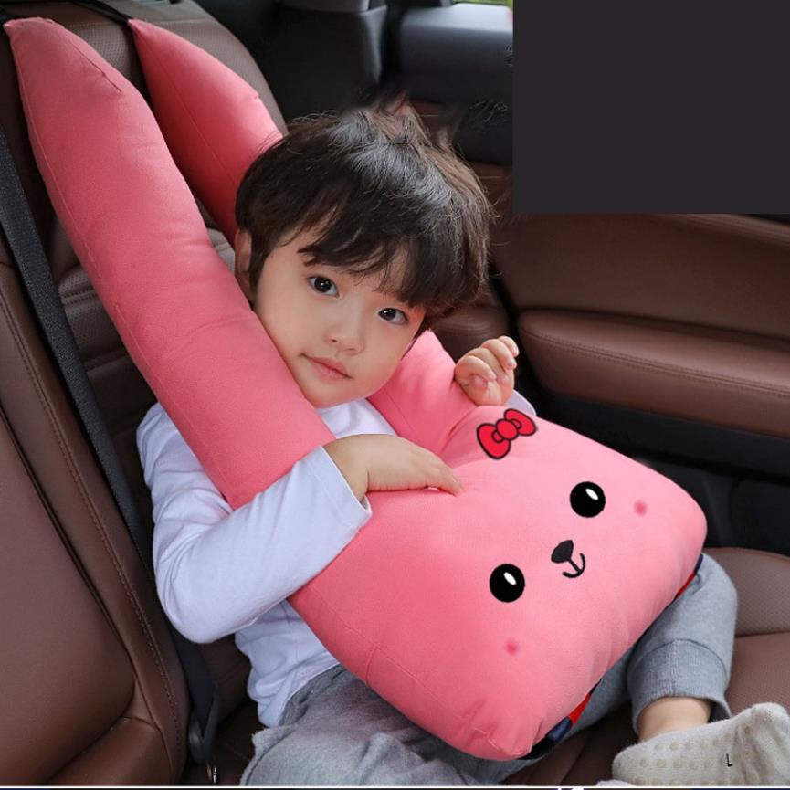 Gối ô tô cho bé, đai an toàn cho bé khi đi xe hơi, gối ngủ cho bé yêu