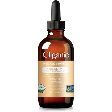 Tinh dầu Argan organic Oil Cliganic 60ml USA